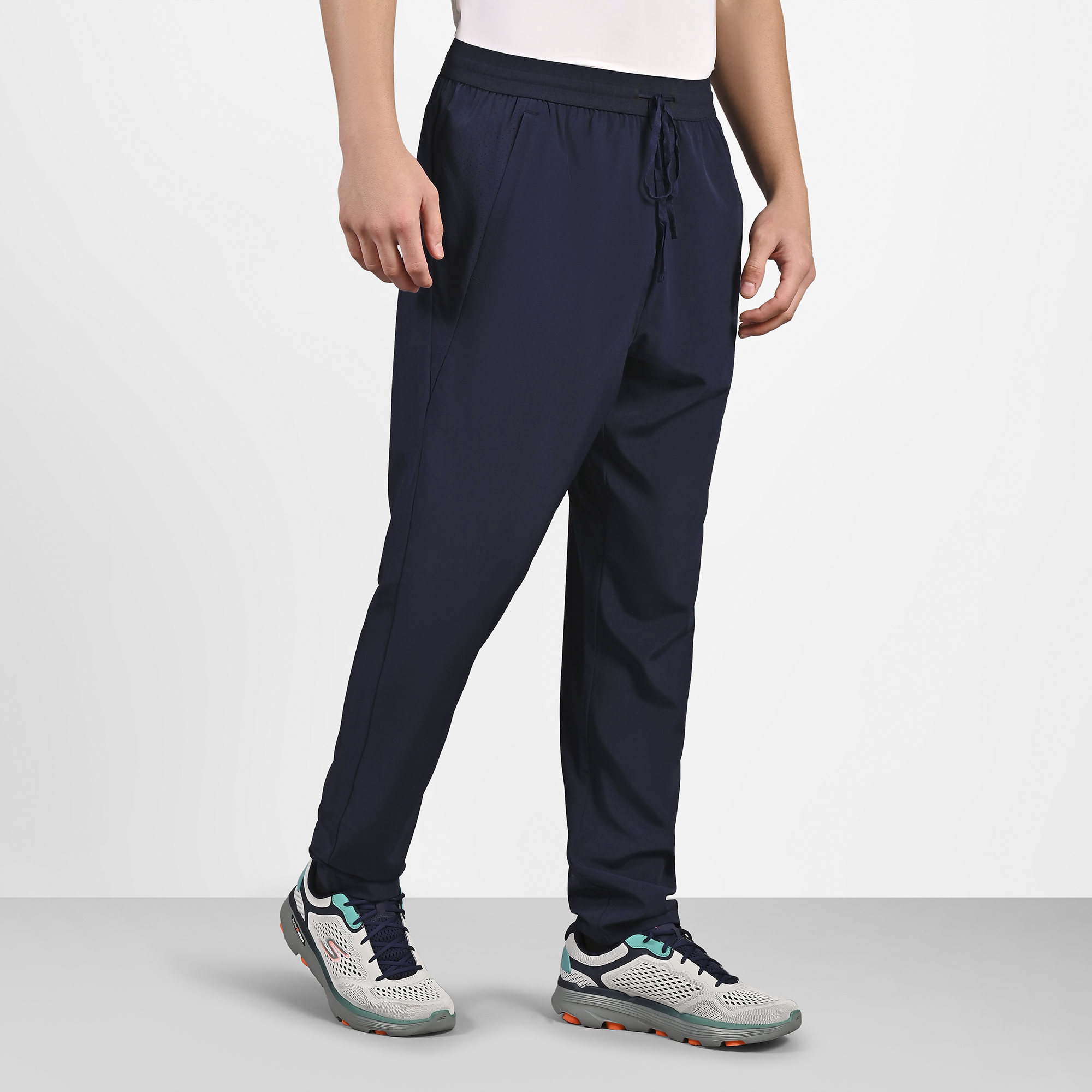 ACTIVE TAPERED PANT, NNNAVY Apparel Top View