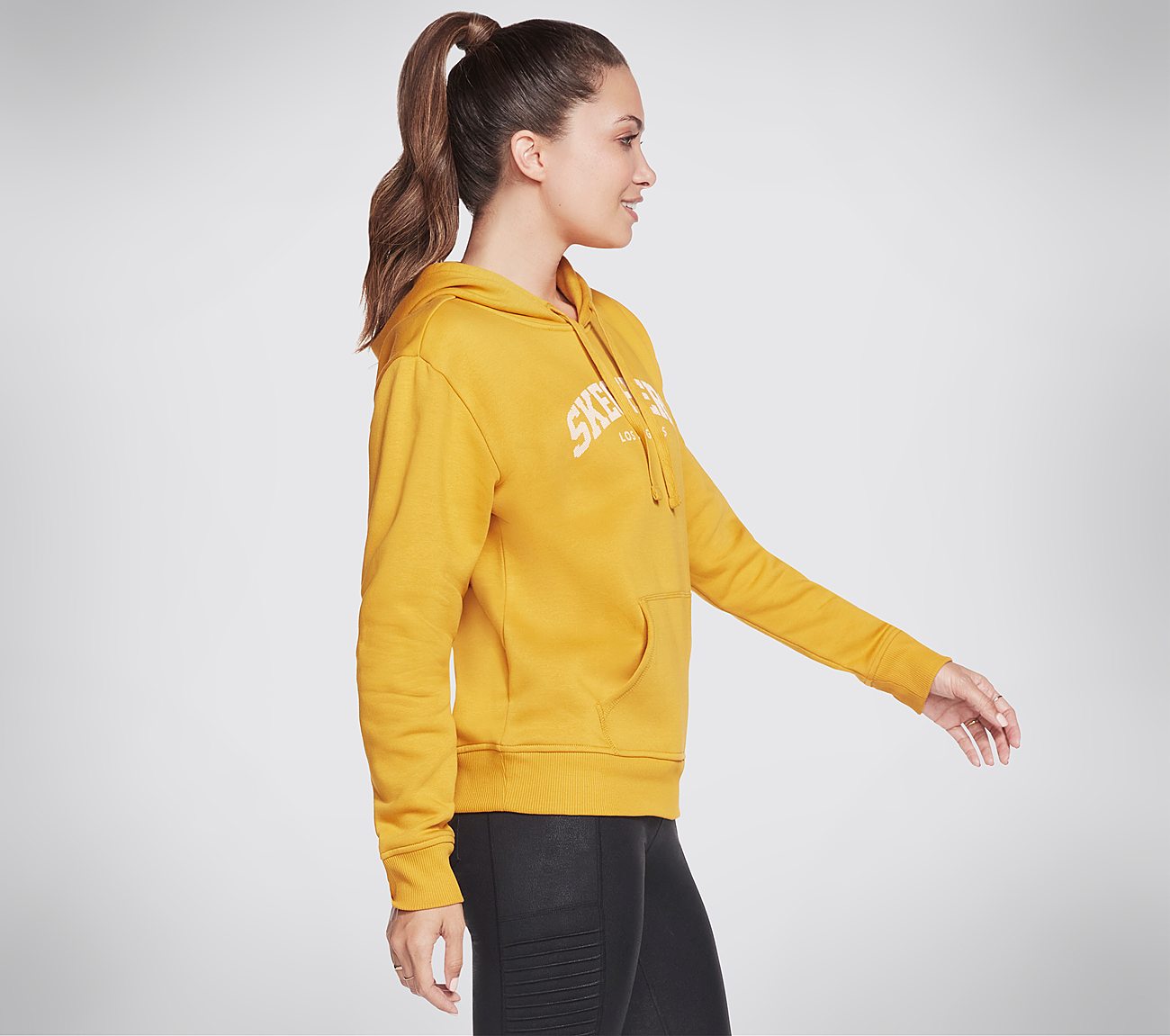 SKECHERS COLLEGIATE PO HOODIE, HONEY Apparels Bottom View