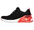 SKECH-AIR STRATUS-WIND BREEZE, BLACK/HOT PINK Footwear Left View