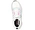 SKECH-AIR EXTREME 2.0-HIGH MO, WHITE BLACK PINK Footwear Top View