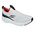 GO RUN ELEVATE - UPRAISE, GREY/ORANGE Footwear Lateral View