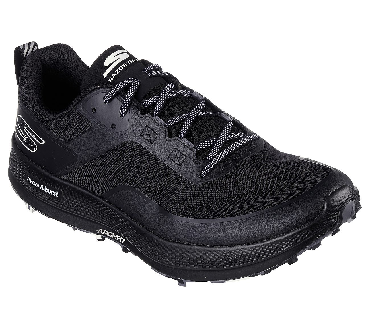 GO RUN RAZOR TRL - 2, BBLACK Footwear Right View