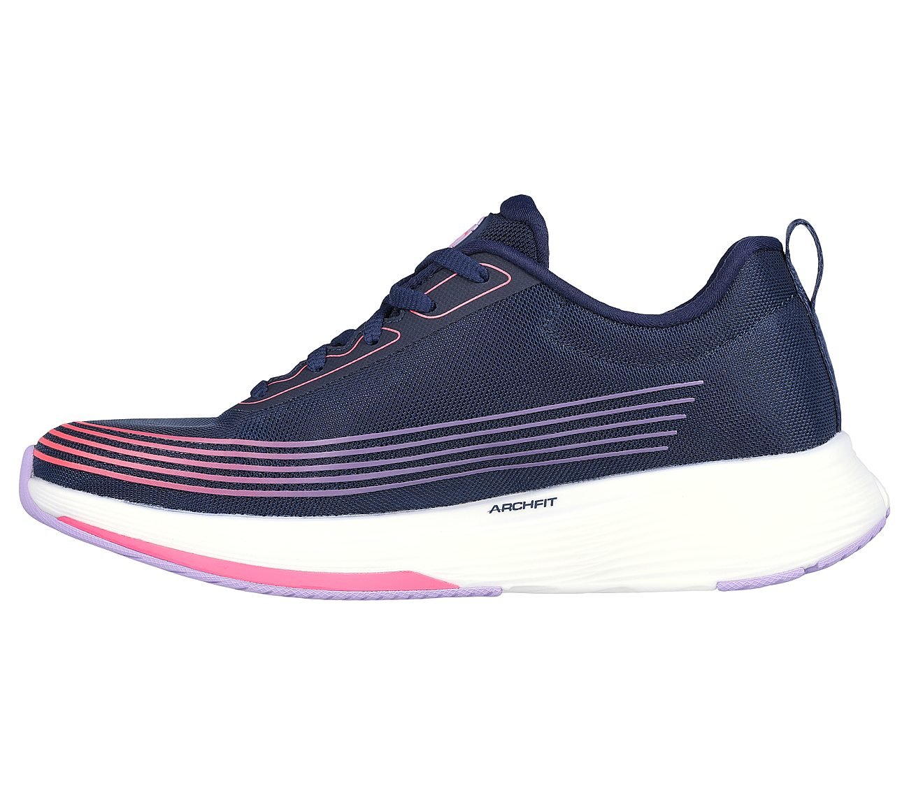 GO WALK SPEED WALKER, NAVY/LAVENDER Footwear Left View