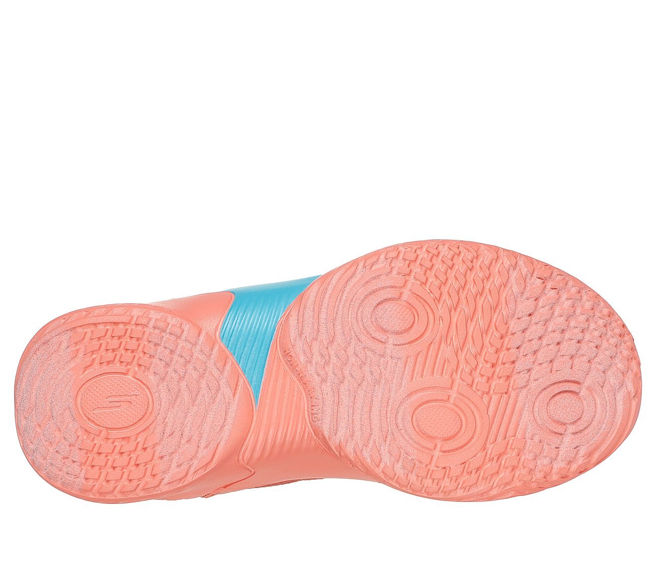 SKX COURT HYPE - HOOPER-HERO, ORANGE/MULTI Footwear Bottom View