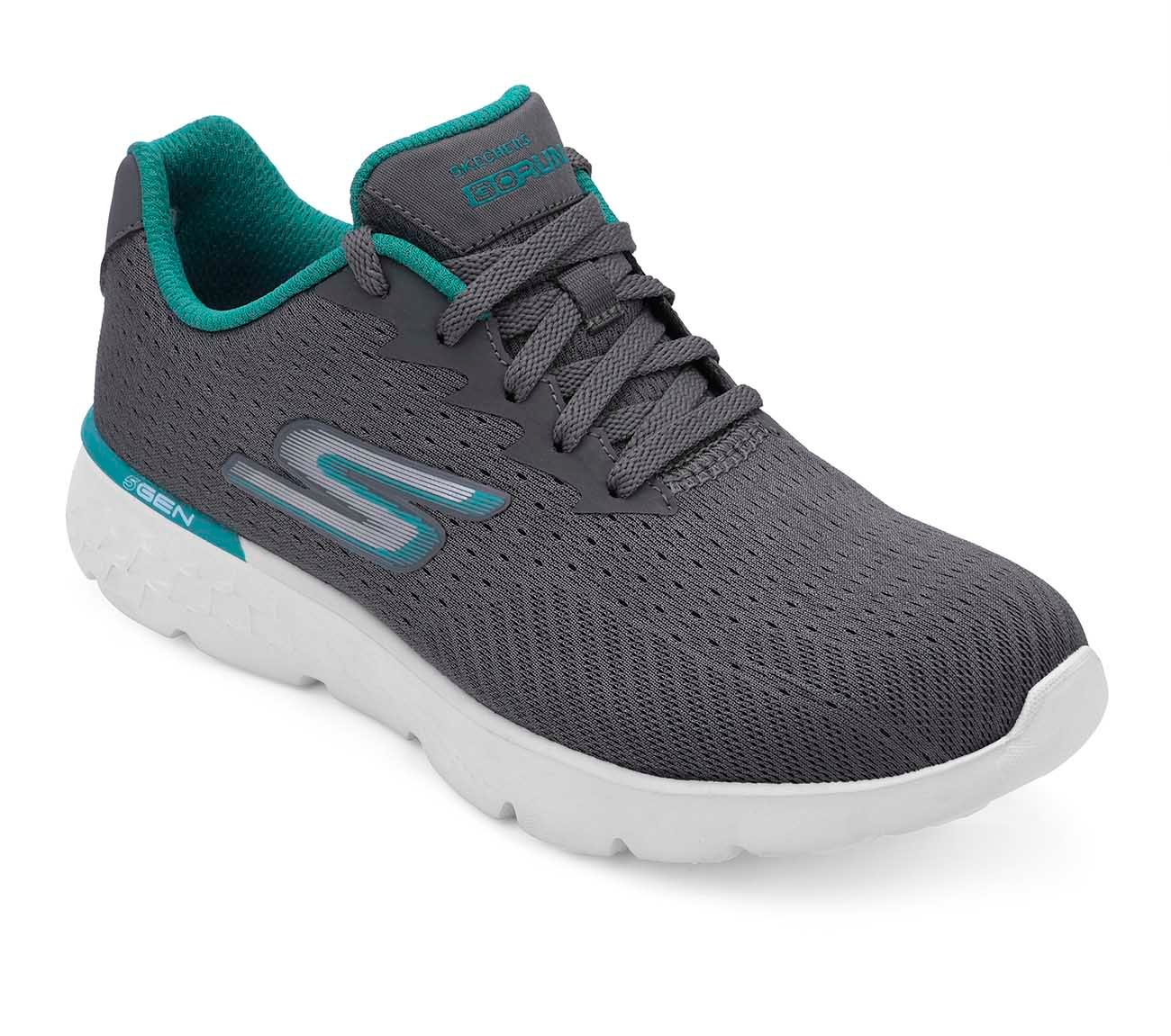 GO RUN 400 - SOLE, CHARCOAL/TURQUOISE