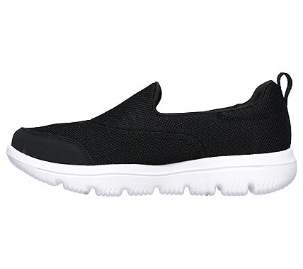 GO WALK EVOLUTION ULTRA-REACH, BLACK/WHITE Footwear Left View