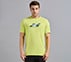 SKECHERS NEWSPRINT LOGO TEE, MINT/YELLOW