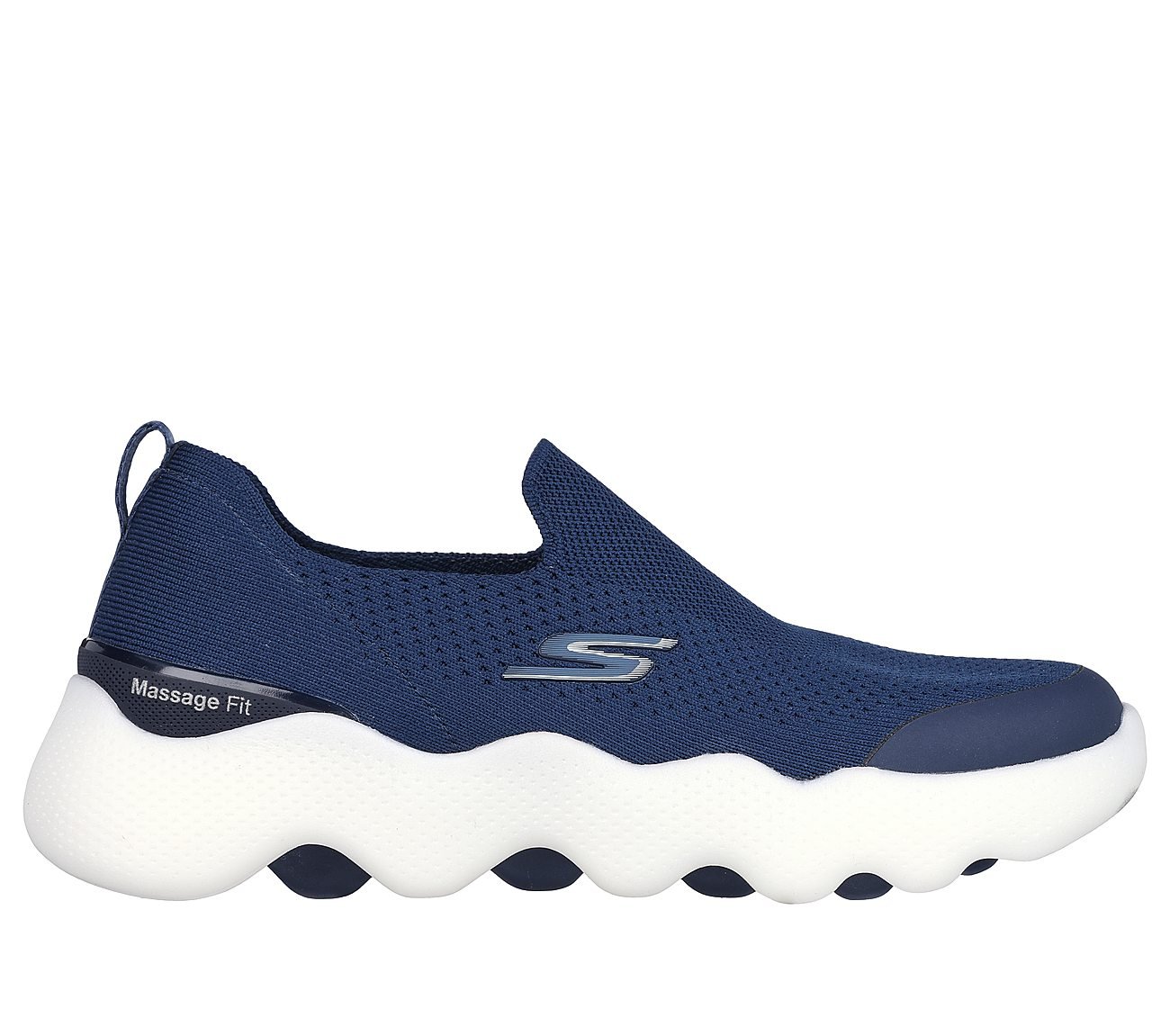 GO WALK MASSAGE FIT - TIDAL, NNNAVY Footwear Lateral View