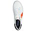 EDEN LX - REMEMBRANCE, WHITE ORANGE Footwear Top View