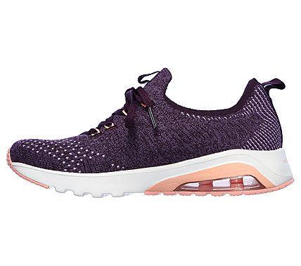 SKECH-AIR EXTREME-EASY MOVE, PLUM Footwear Left View
