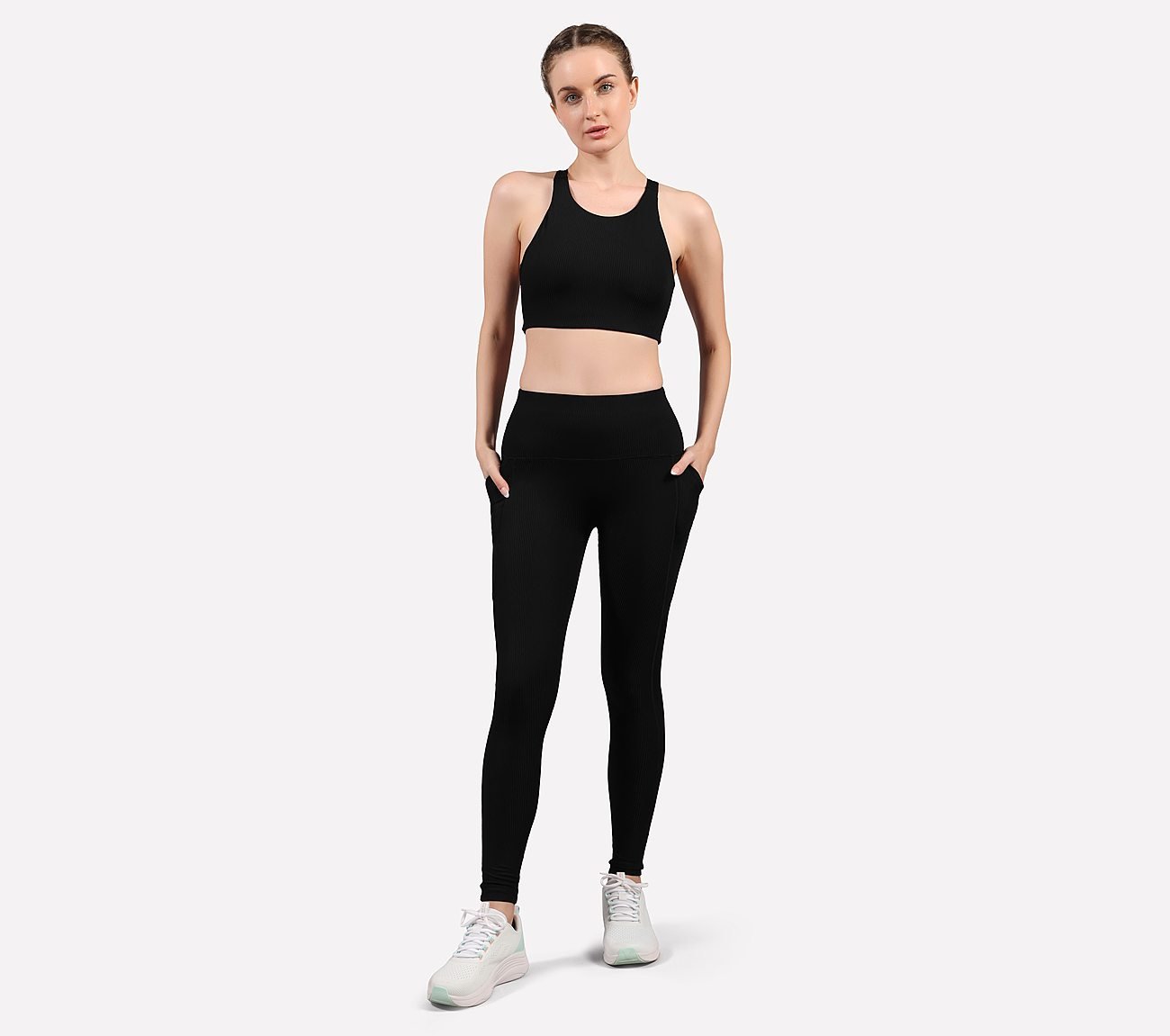 VERTICAL PATTERN PANT, BLACK Apparels Right View
