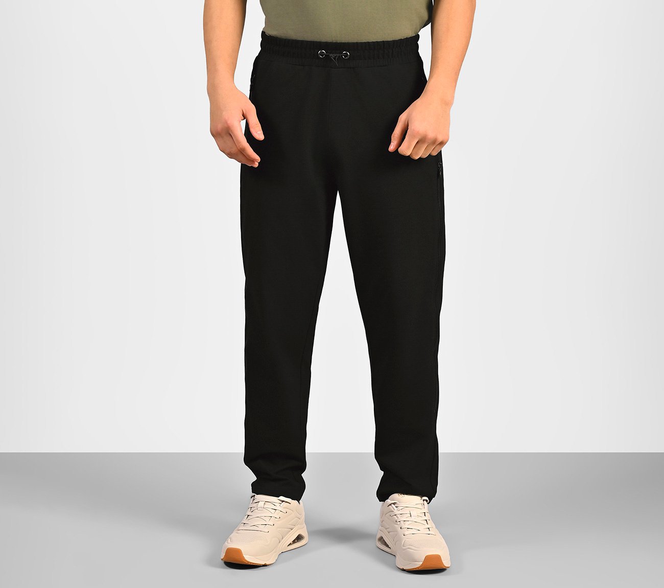 APPAREL MENS, BLACK Apparel Lateral View