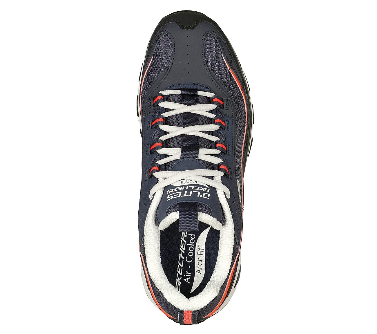 D'LITES ARCH FIT - BETTER SEL, NAVY/ORANGE Footwear Top View