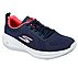 GO RUN FAST-GLIDE, NAVY/HOT PINK Footwear Lateral View