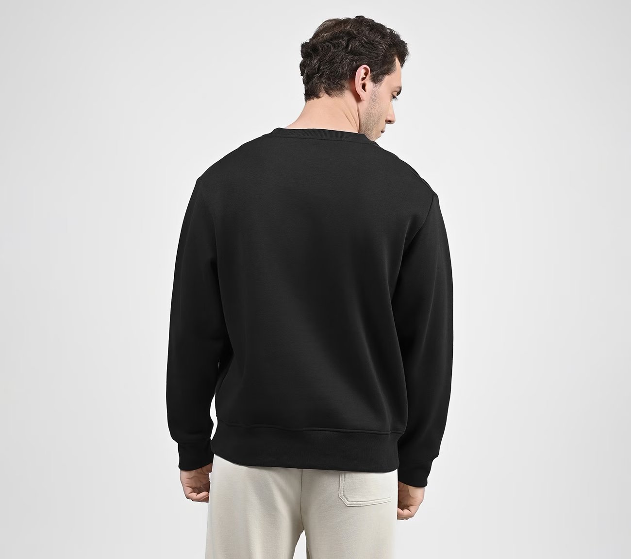 SKECH-SWEATS VEGAS CREW, BBBBLACK Apparels Left View