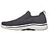 GO WALK ARCH FIT - ICONIC, CHARCOAL/BLACK Footwear Left View