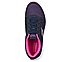 GO RUN PULSE - ULTIMATE BEST, NAVY/PURPLE Footwear Top View