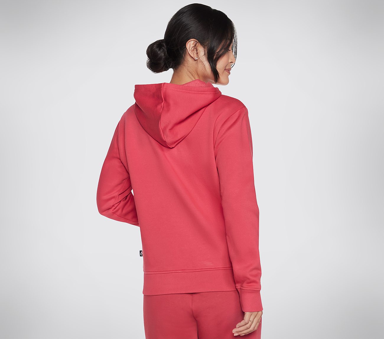 Skechers, Tops, Womens Skechluxe Restful Long Sleeve Hoodie Xxl Red Pink  Color