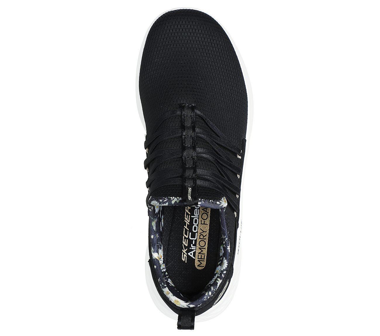 SKECH-LITE PRO-FLOURISHING STEPS, BLACK/MULTI Footwear Top View