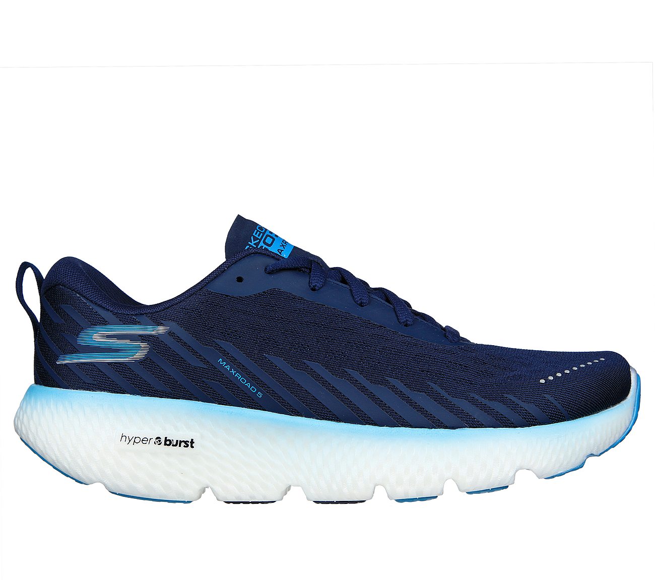 GO RUN MAXROAD 5, NAVY/BLUE Footwear Lateral View
