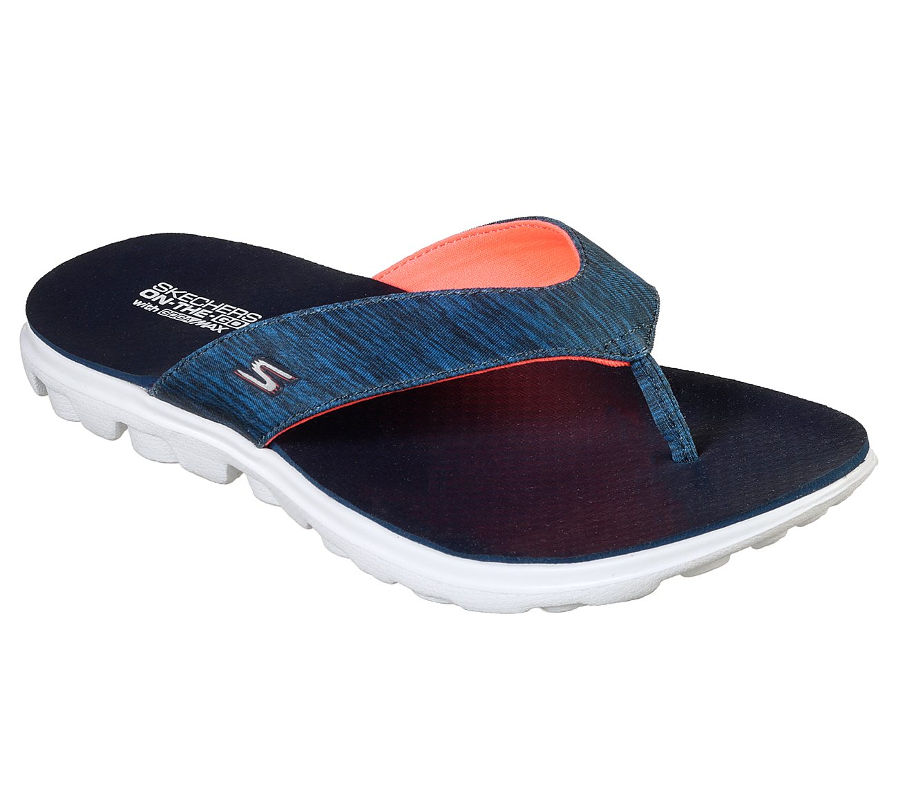ON-THE-GO - MAUI, NAVY/ORANGE Footwear Lateral View