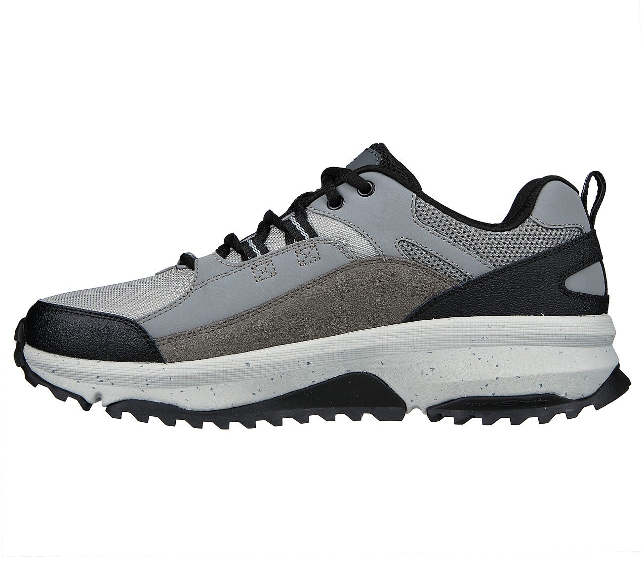 SKECHERS BIONIC TRAIL - ROAD, GGREY/BLACK Footwear Left View