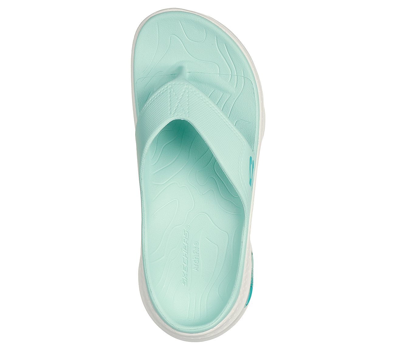 ARCH FIT FOAMIES - LIFESTYLE, MINT Footwear Top View