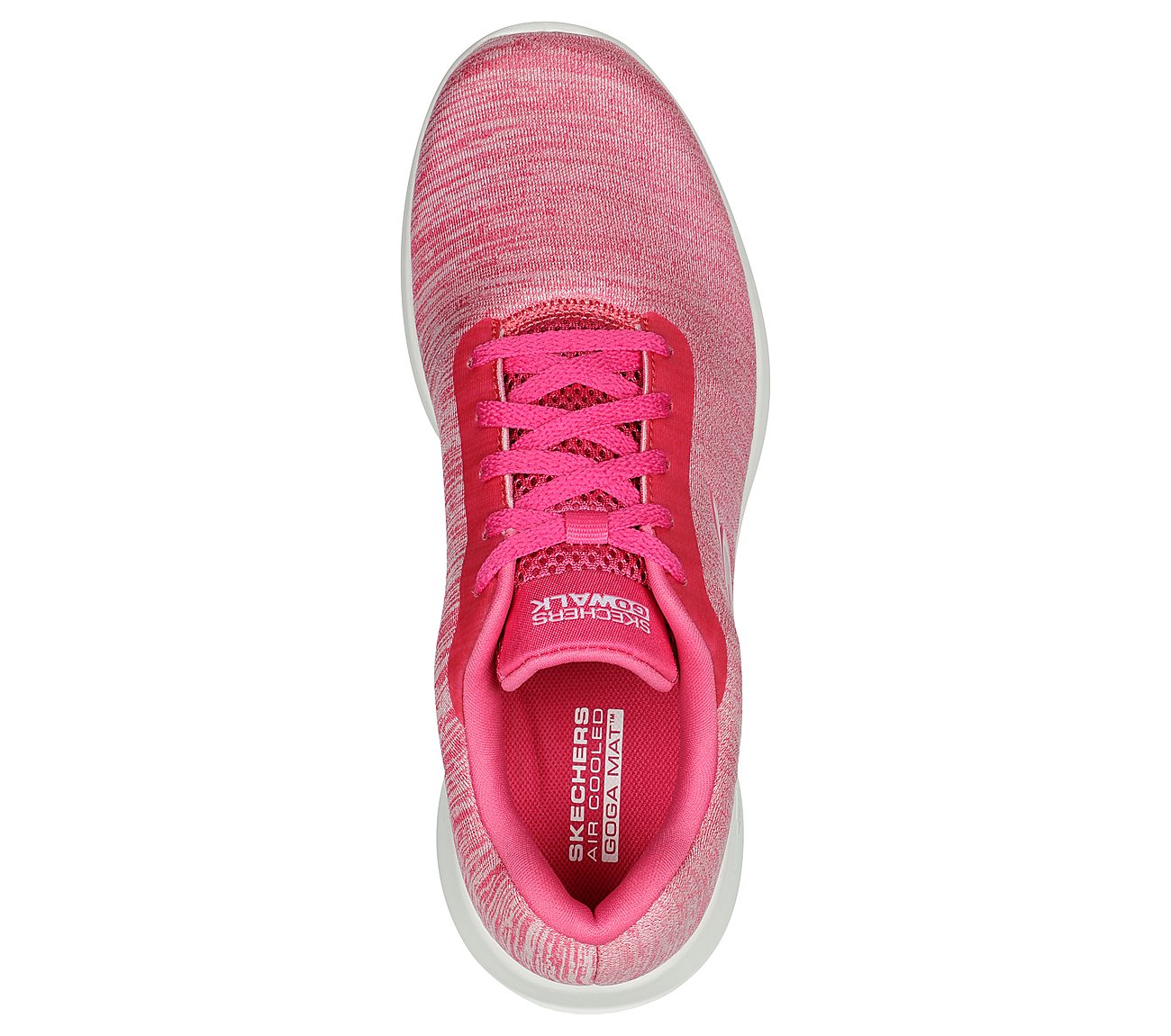 GO WALK JOY, HOT PINK Footwear Top View