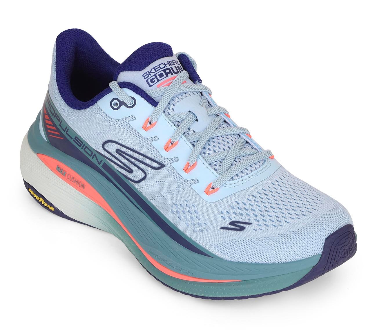 MAX CUSHIONING PROPULSION, LT.BLUE/NAVY