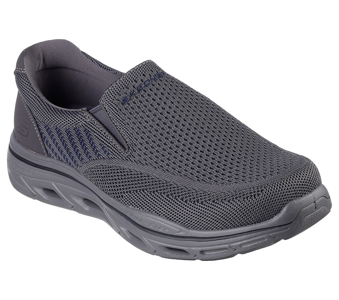 GLIDE-STEP EXPECTED - VIRDEN, GREY/NAVY Footwear Right View