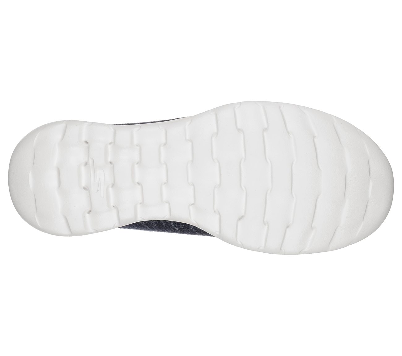 GO WALK LITE - FLORET, NAVY/WHITE Footwear Bottom View