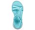 GO WALK 5 FOAMIES - TAHITI, BLUE Footwear Top View