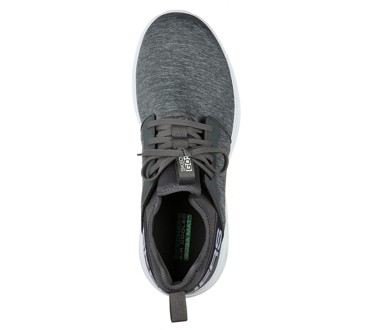 GO RUN FAST - ALULIGHT, GREY/WHITE Footwear Top View