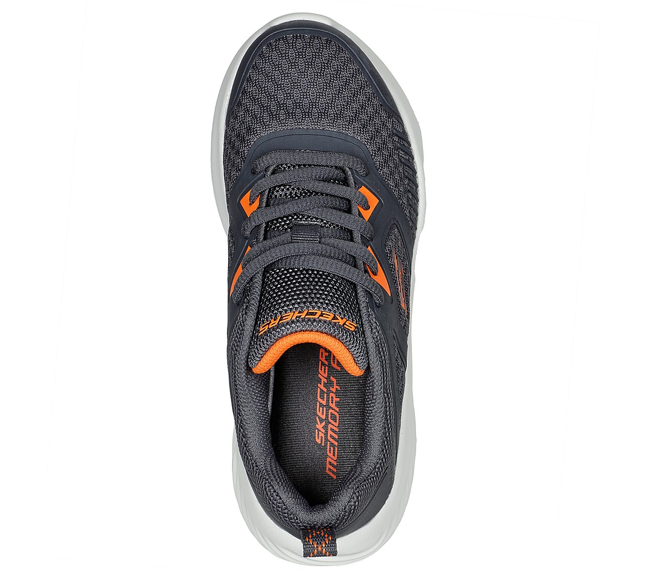 BOUNDER, CHARCOAL/ORANGE Footwear Top View