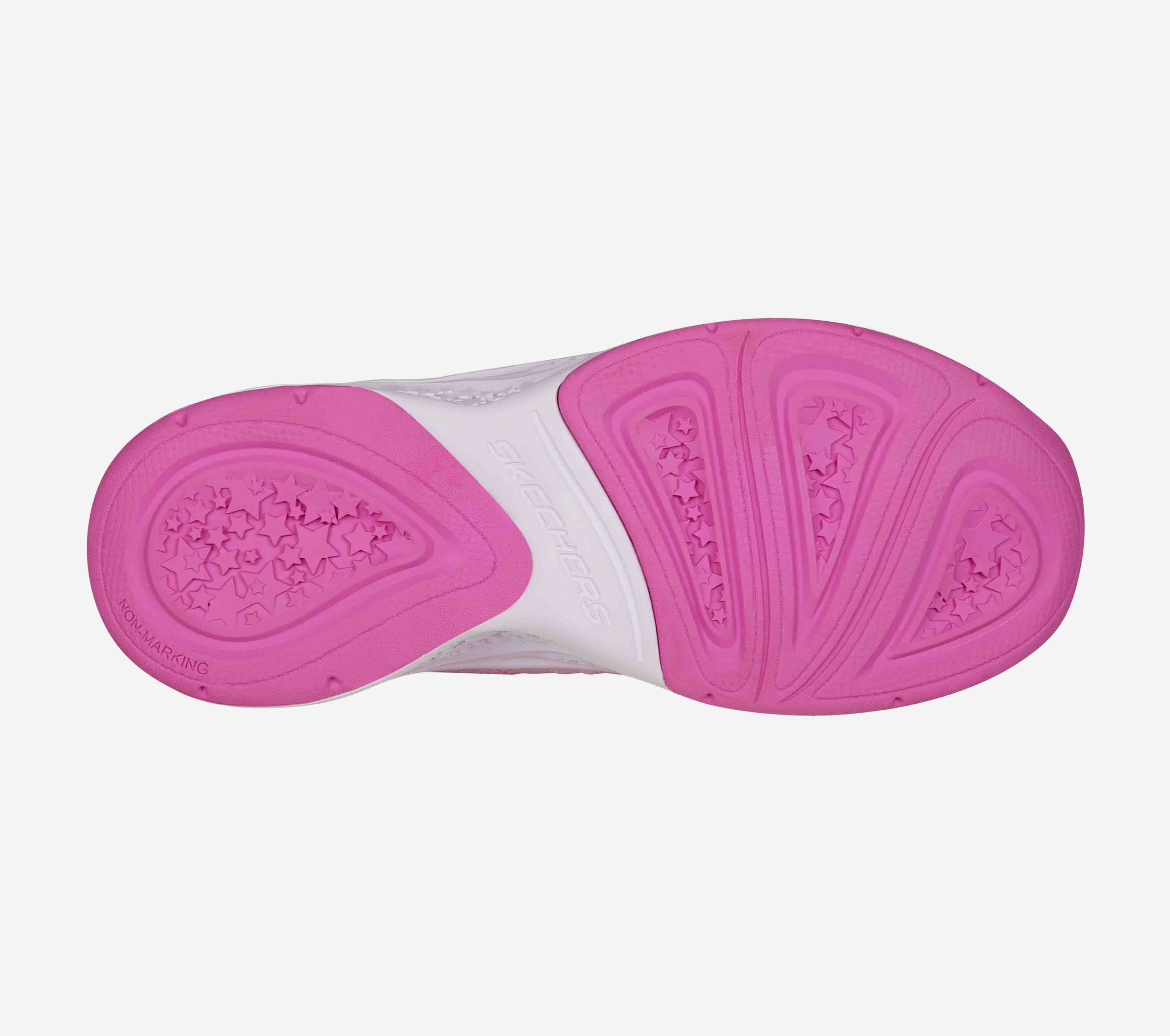 STAR SPEEDER - SWEET VISION, LIGHT PINK/HOT PINK Footwear Bottom View