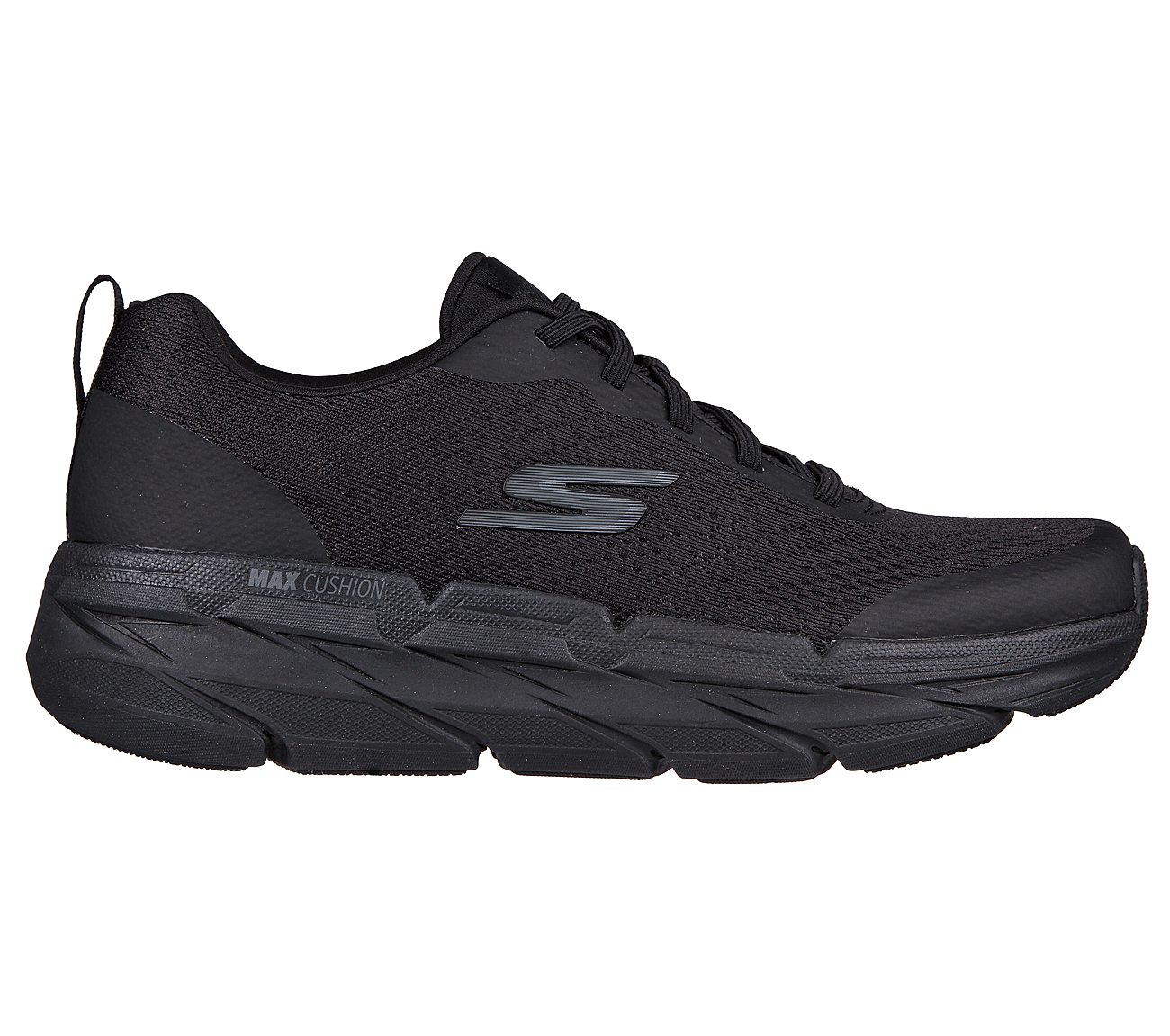 MAX CUSHIONING PREMIER -REGUL, BBLACK Footwear Right View