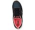 GO RUN PULSE-GET MOVING, BLACK/MULTI Footwear Top View