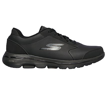 GO WALK 5 - BURTON, BBLACK Footwear Right View