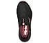 SKECHERS SLIP-INS: MAX CUSHIONING - SMOOTH, BLACK/BURGUNDY Footwear Top View