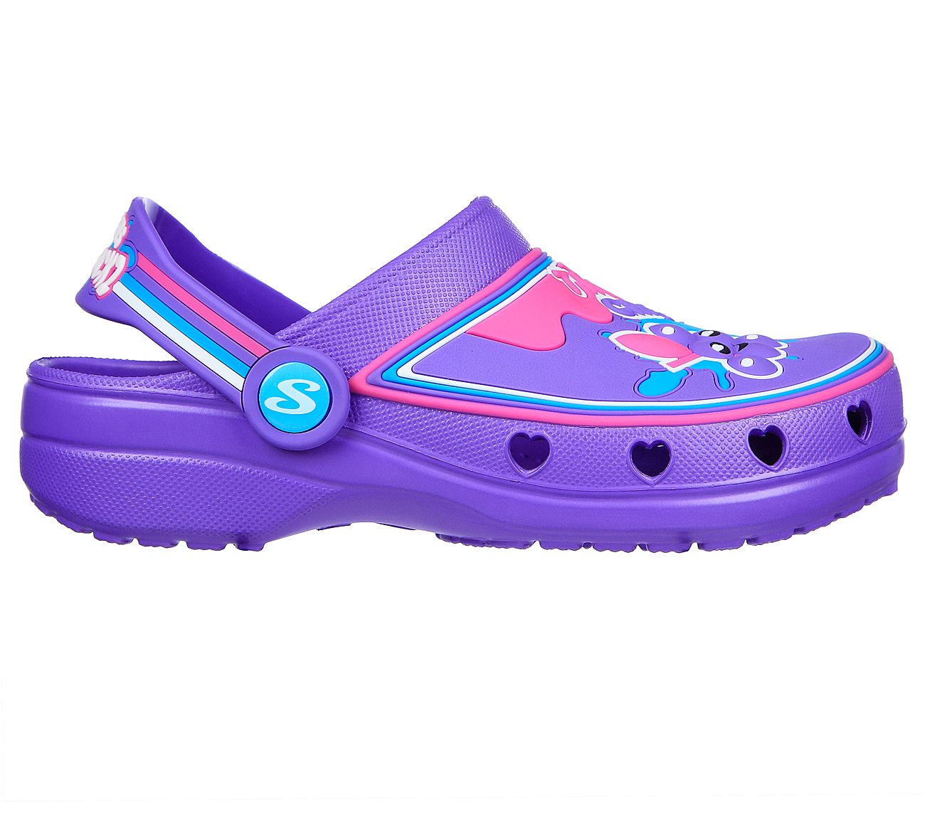 HEART CHARMER - SWEET SPLASH, PURPLE MULTI Footwear Lateral View