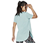 DIAMOND BLISSFUL TUNIC, TURQUOISE Apparels Top View