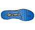 GO RUN RAZOR TRL - 2, BLUE/GREEN Footwear Bottom View