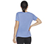SKECHERS SHINE TEE, PERIWINKLE Apparels Top View