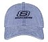WASHED DAD HAT, BLUE Accessories Bottom View
