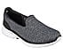 GO WALK 6 - GRAND HORIZON, BLACK/WHITE Footwear Right View