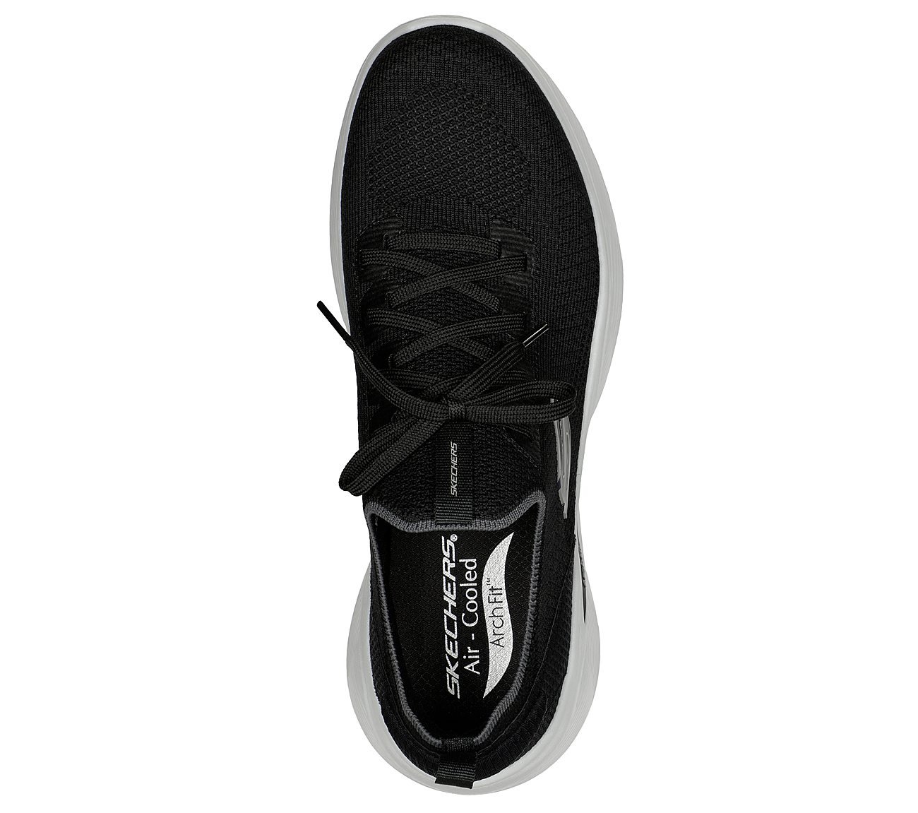 ARCH FIT INFINITY - STORMLIGH, BLACK/GREY Footwear Top View