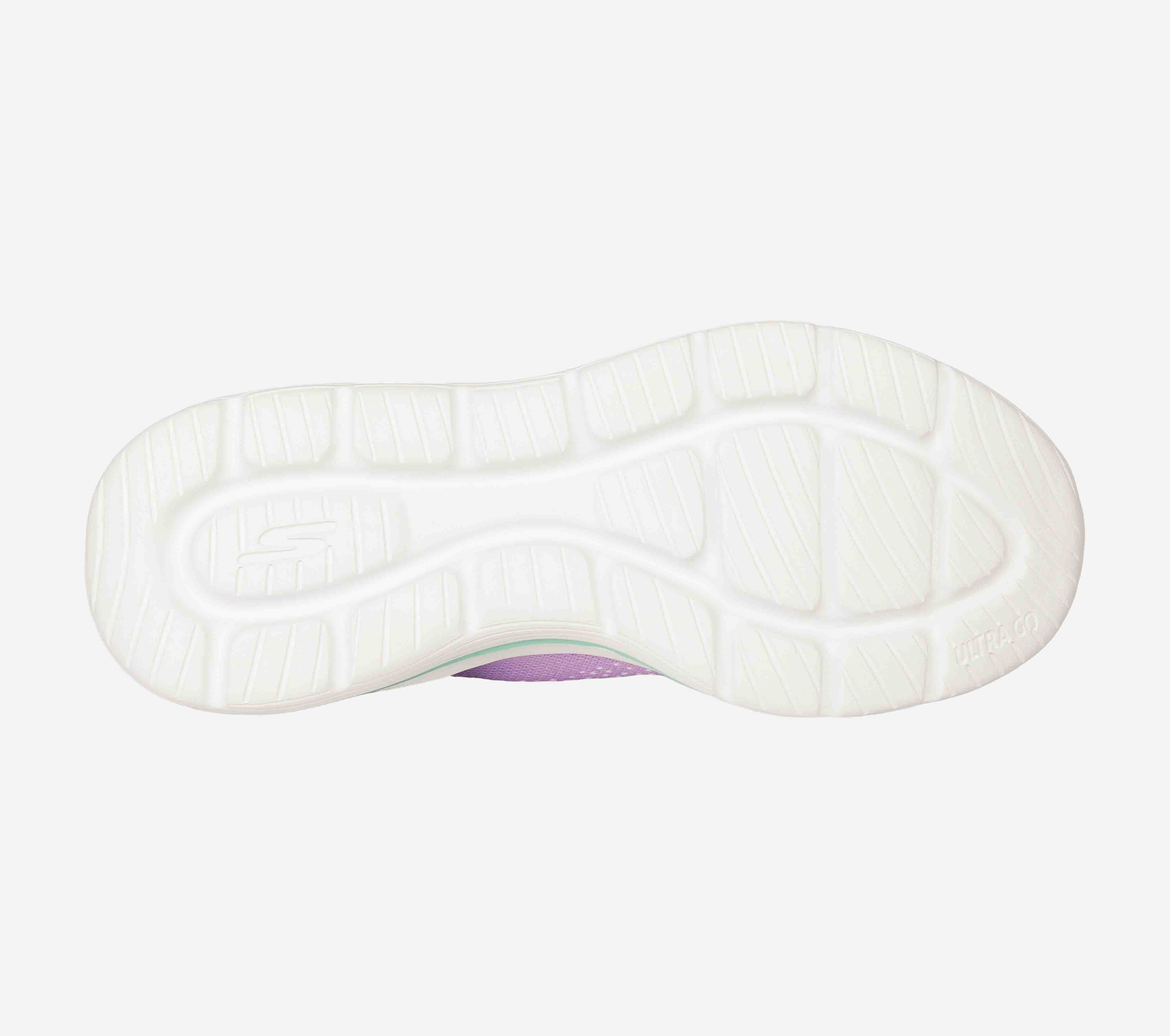 GO WALK STRETCH FIT, WHITE/MULTI Footwear Bottom View