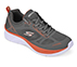 SKECHERS ELITE SPORT, CHARCOAL/ORANGE Footwear Right View