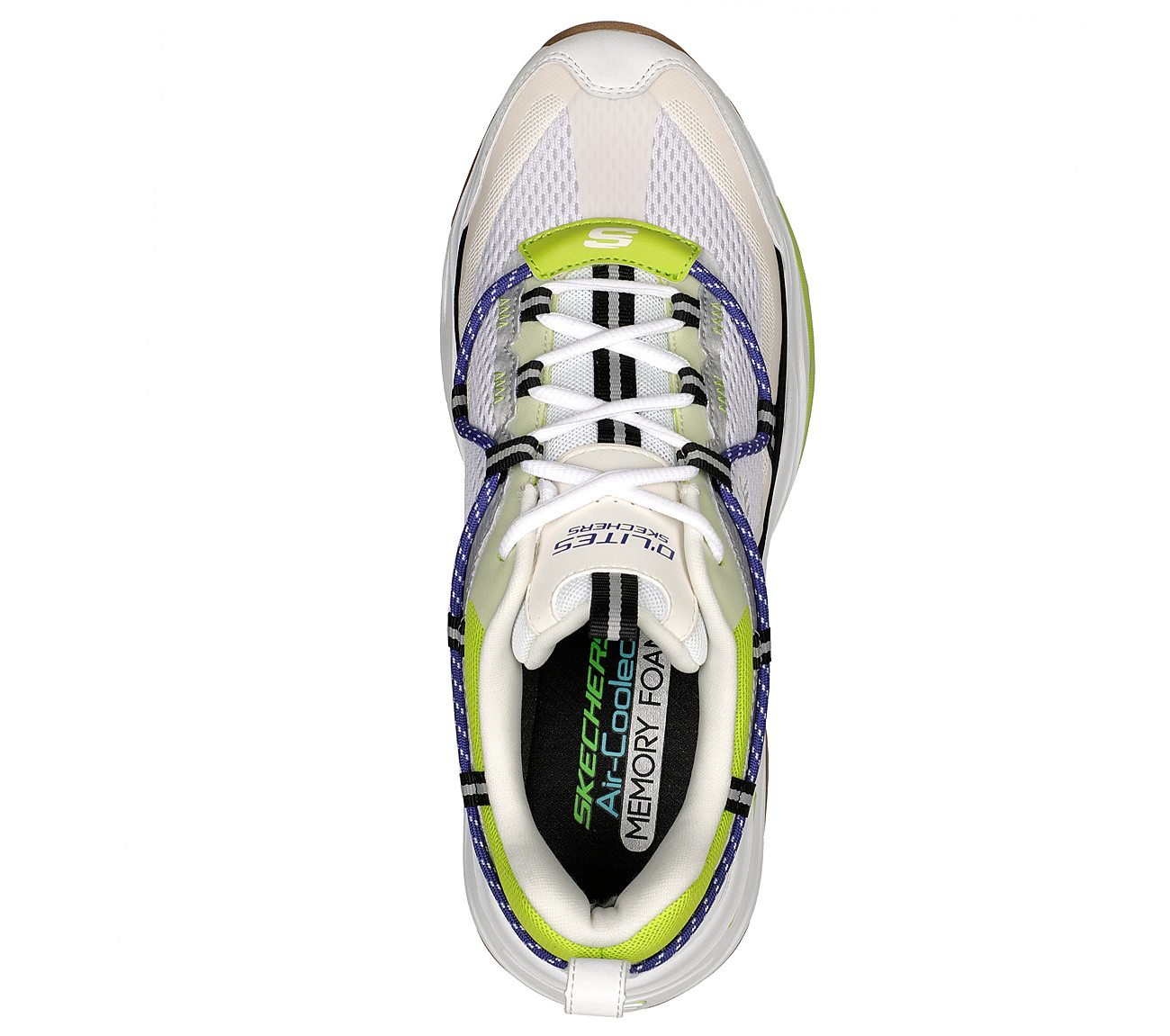 D'LITES 4.0 - DOWNHAUL, WHITE/MULTI Footwear Top View