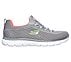 SUMMITS - FAST ATTRACTION, GREY/HOT PINK Footwear Right View